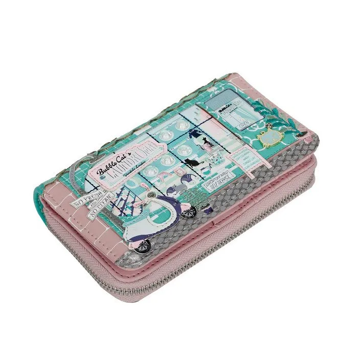 Vendula London - Bubble Cats Medium Zip Around Wallet Available Now