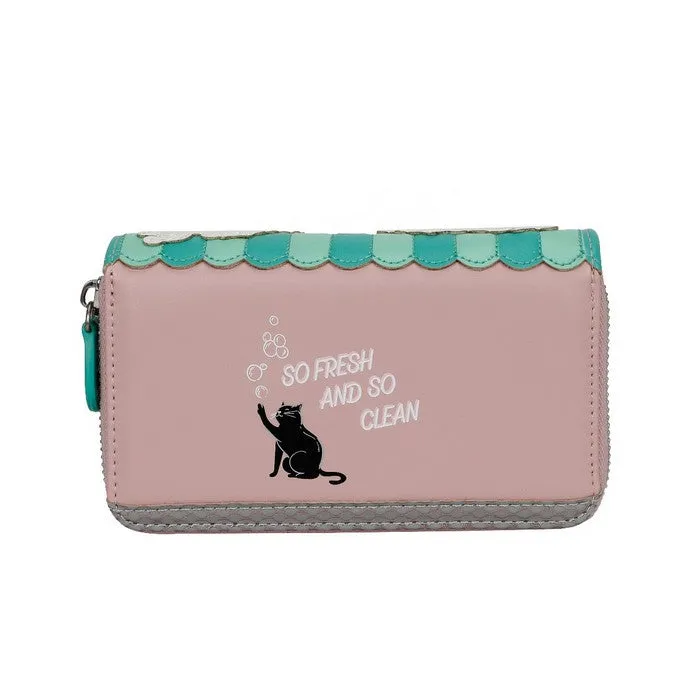 Vendula London - Bubble Cats Medium Zip Around Wallet Available Now