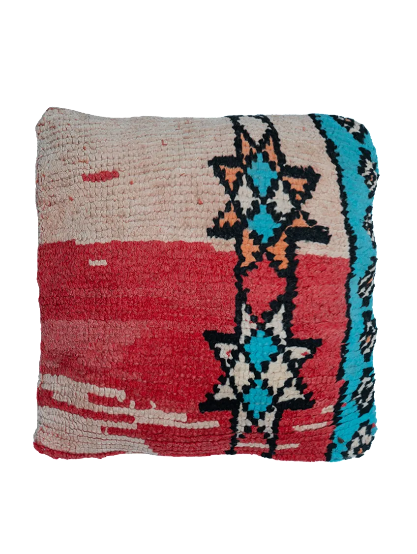 Vintage Boujad Pillow - Eight-Pointed Stars