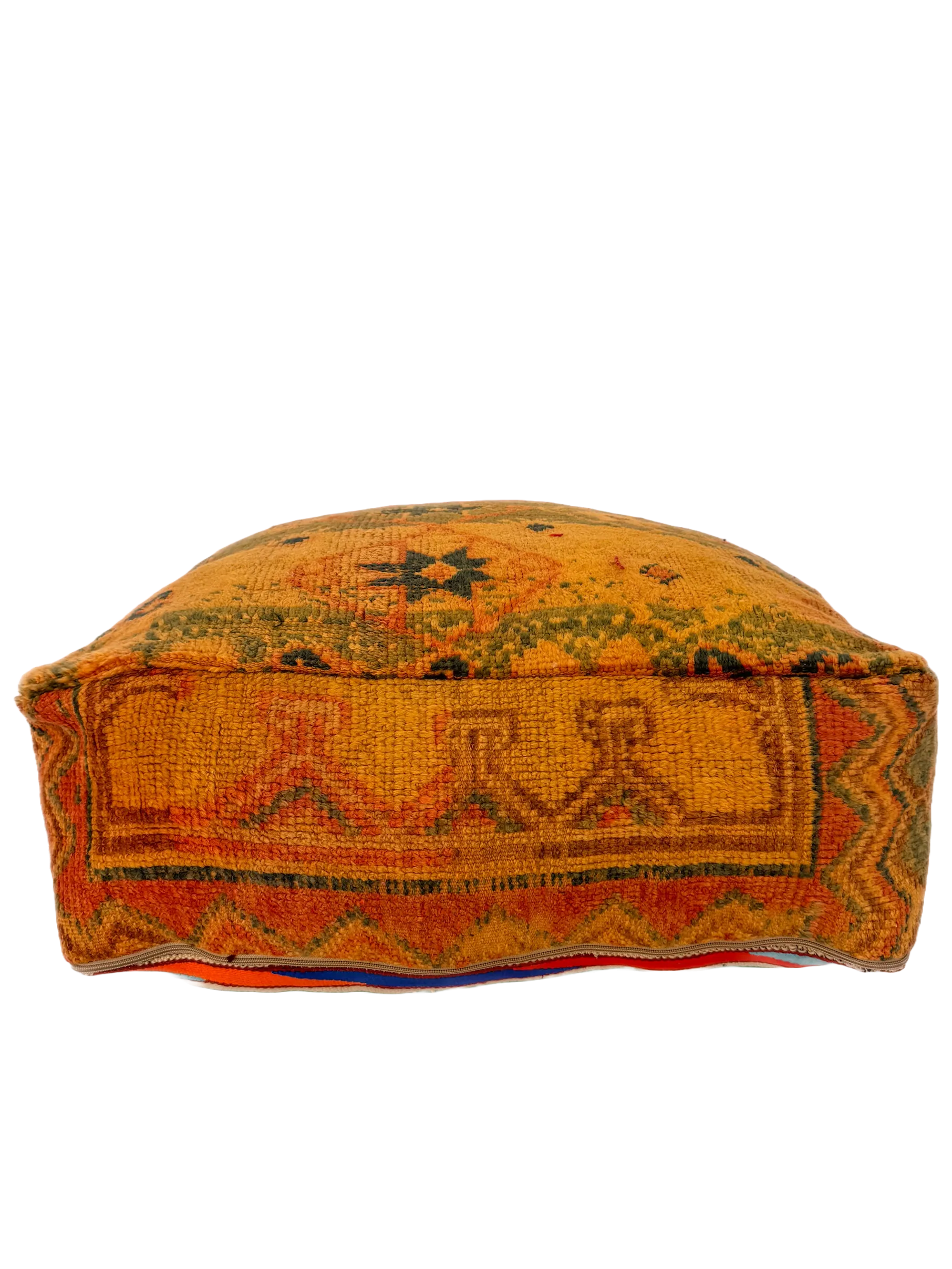Vintage Taznakht Pouf - Eight-pointed Star