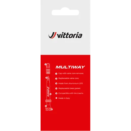 Vittoria Multi-way Alloy Tubeless Valve Kit