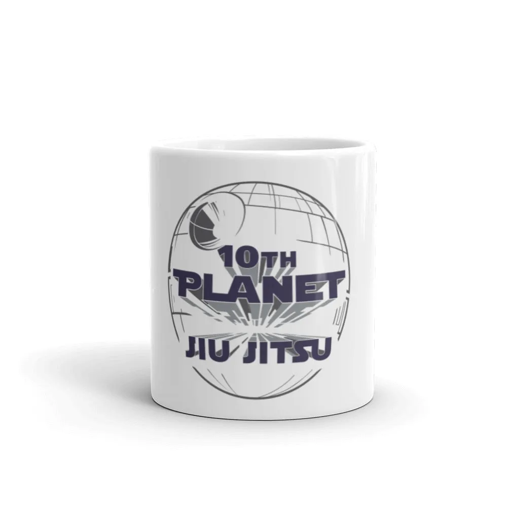 White glossy mug