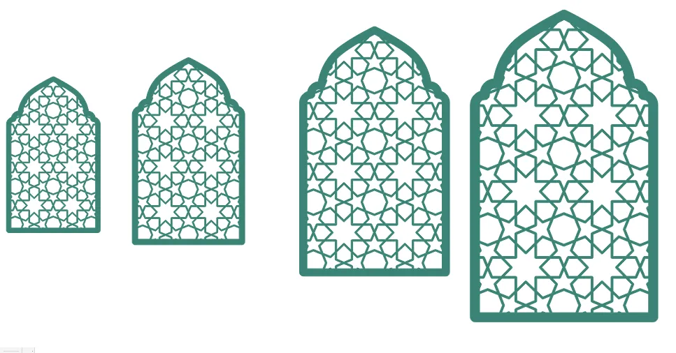 WHOLESALE - Pointed Arch Moroccan Pattern