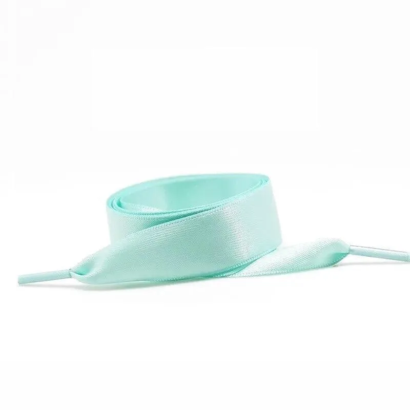 Wide Satin Shoelaces