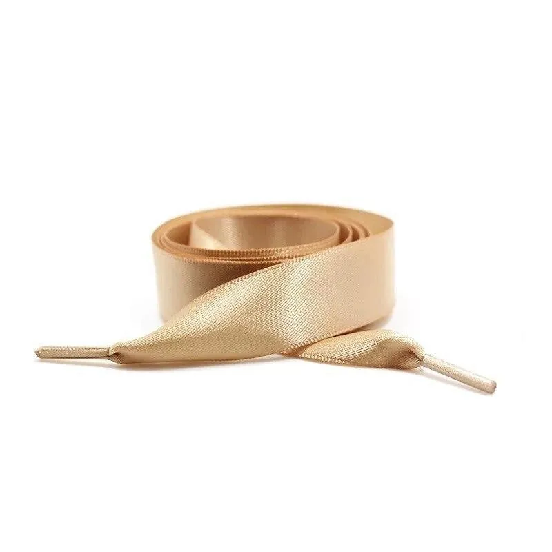 Wide Satin Shoelaces