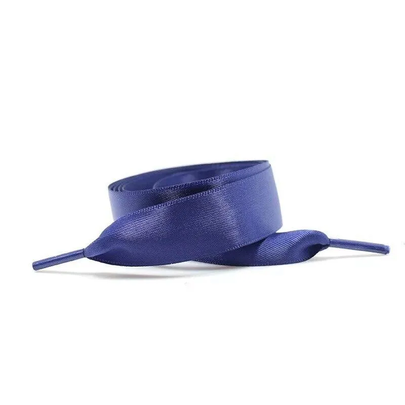 Wide Satin Shoelaces