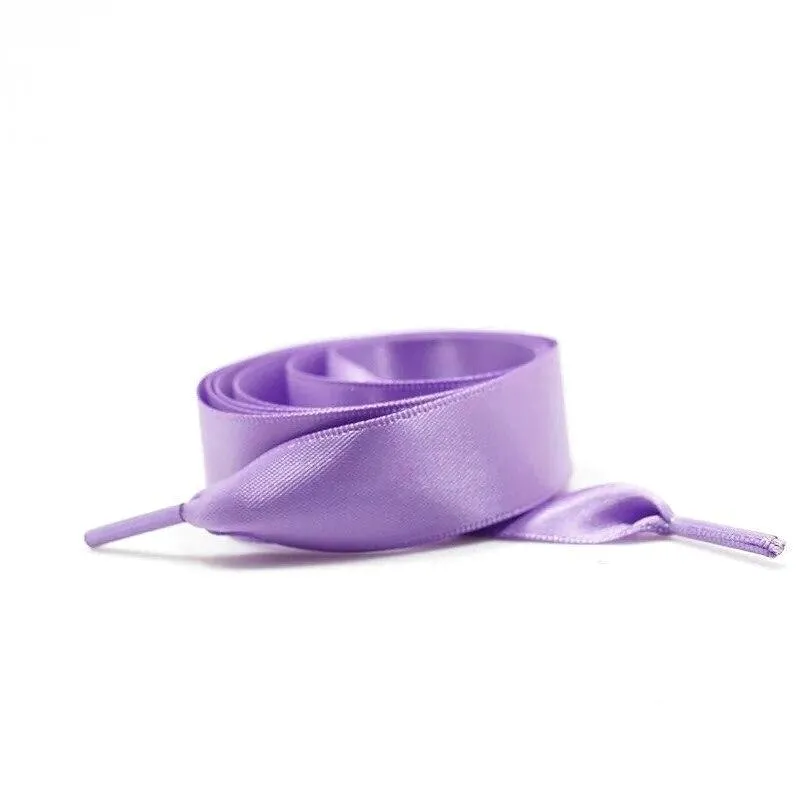 Wide Satin Shoelaces