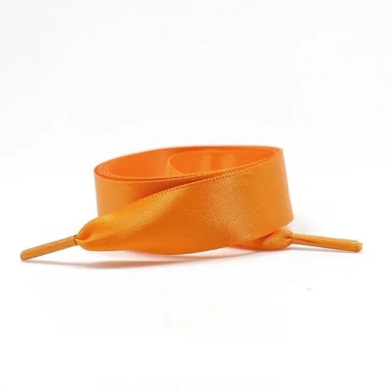 Wide Satin Shoelaces