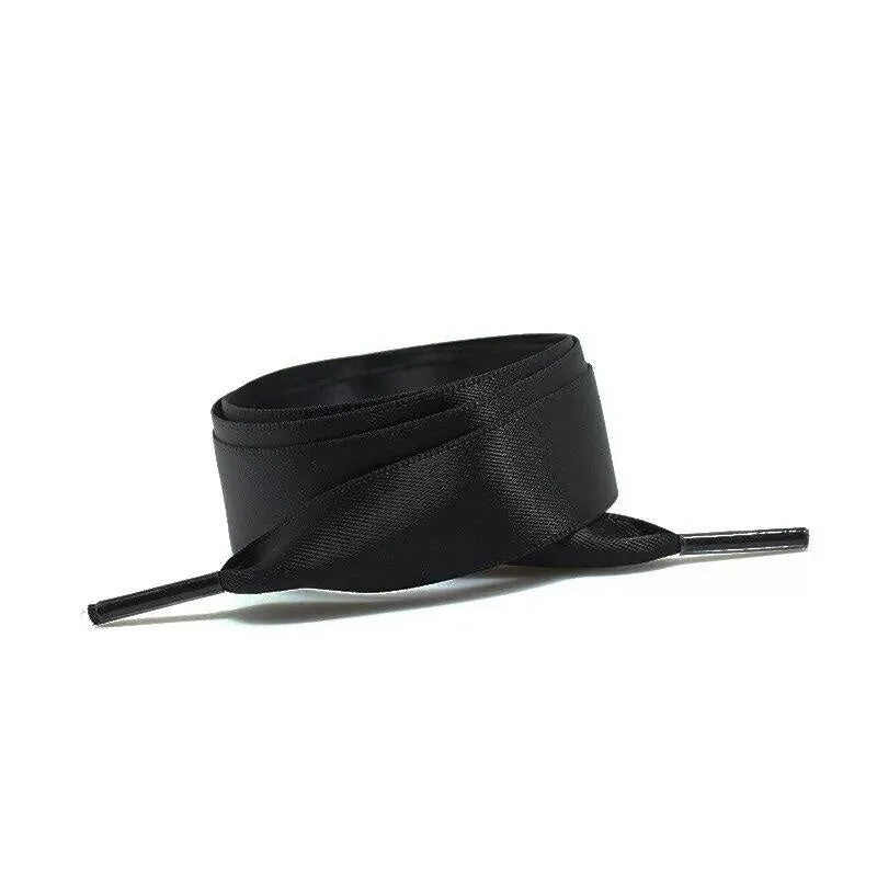 Wide Satin Shoelaces
