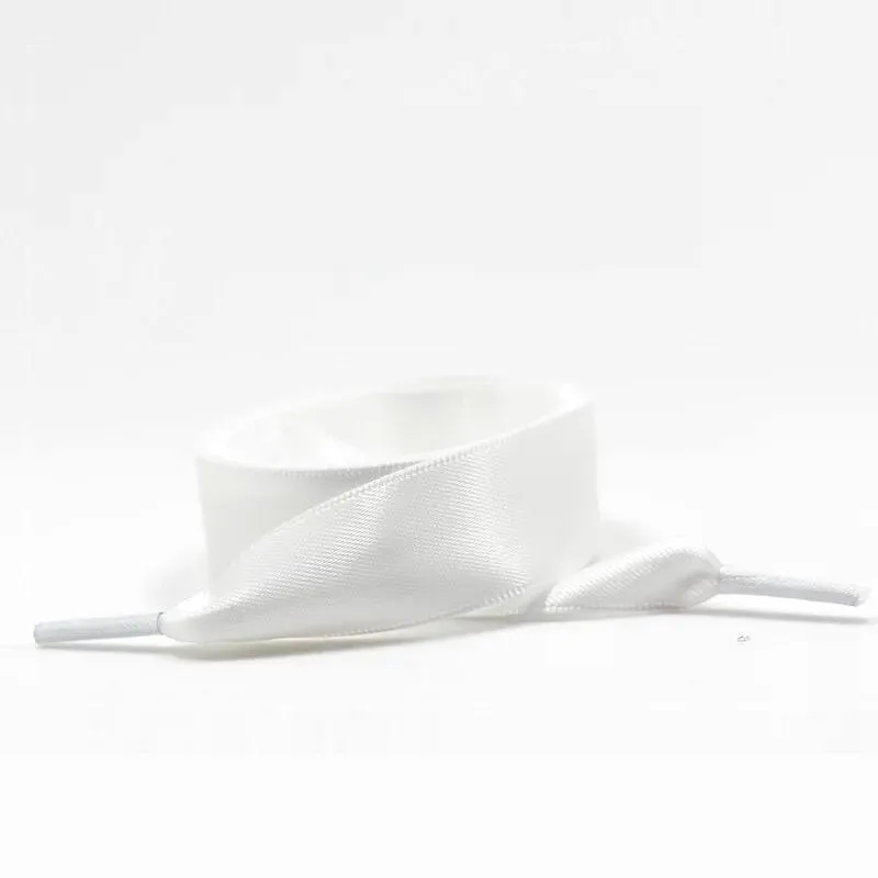 Wide Satin Shoelaces