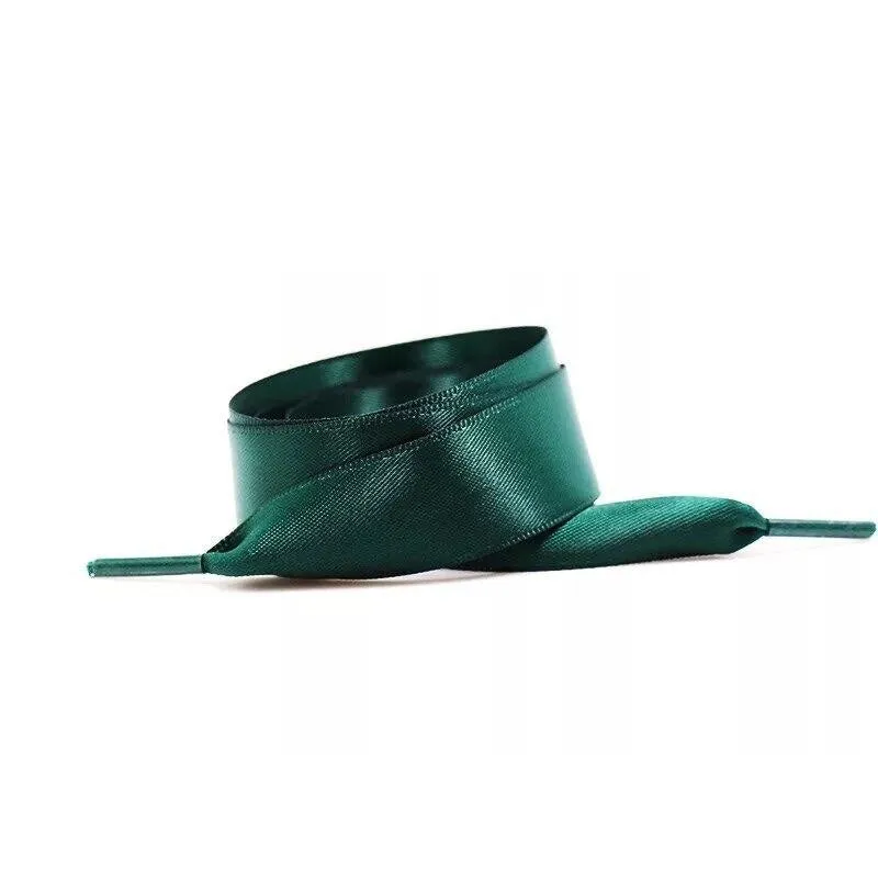 Wide Satin Shoelaces