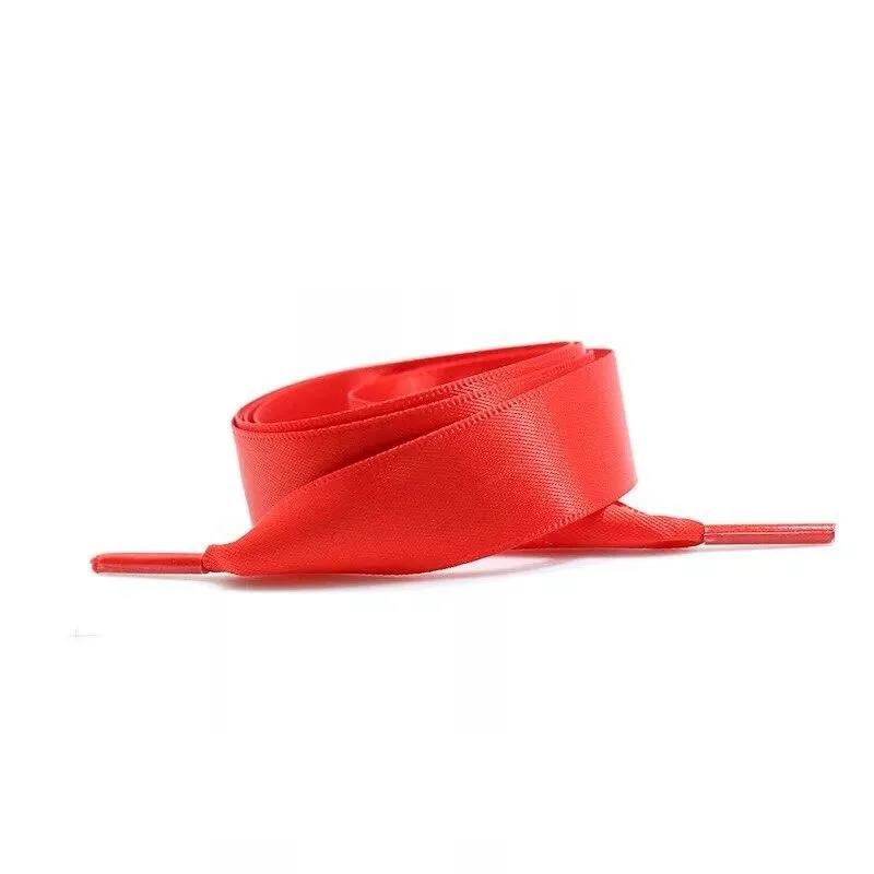 Wide Satin Shoelaces
