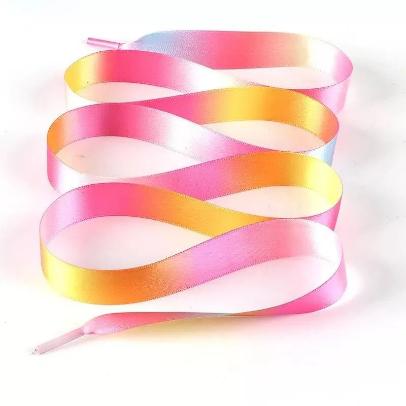 Wide Satin Shoelaces