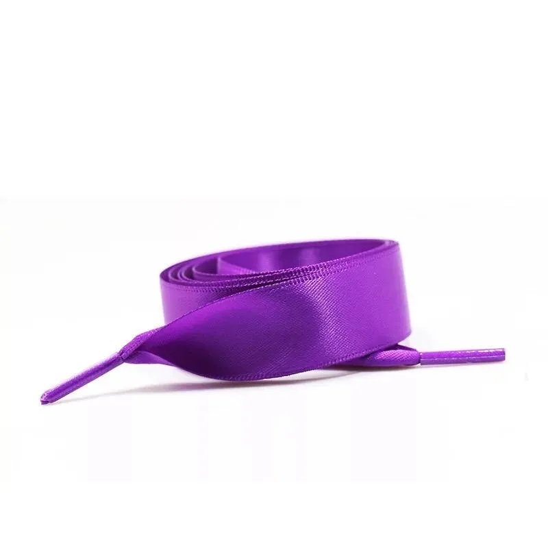 Wide Satin Shoelaces