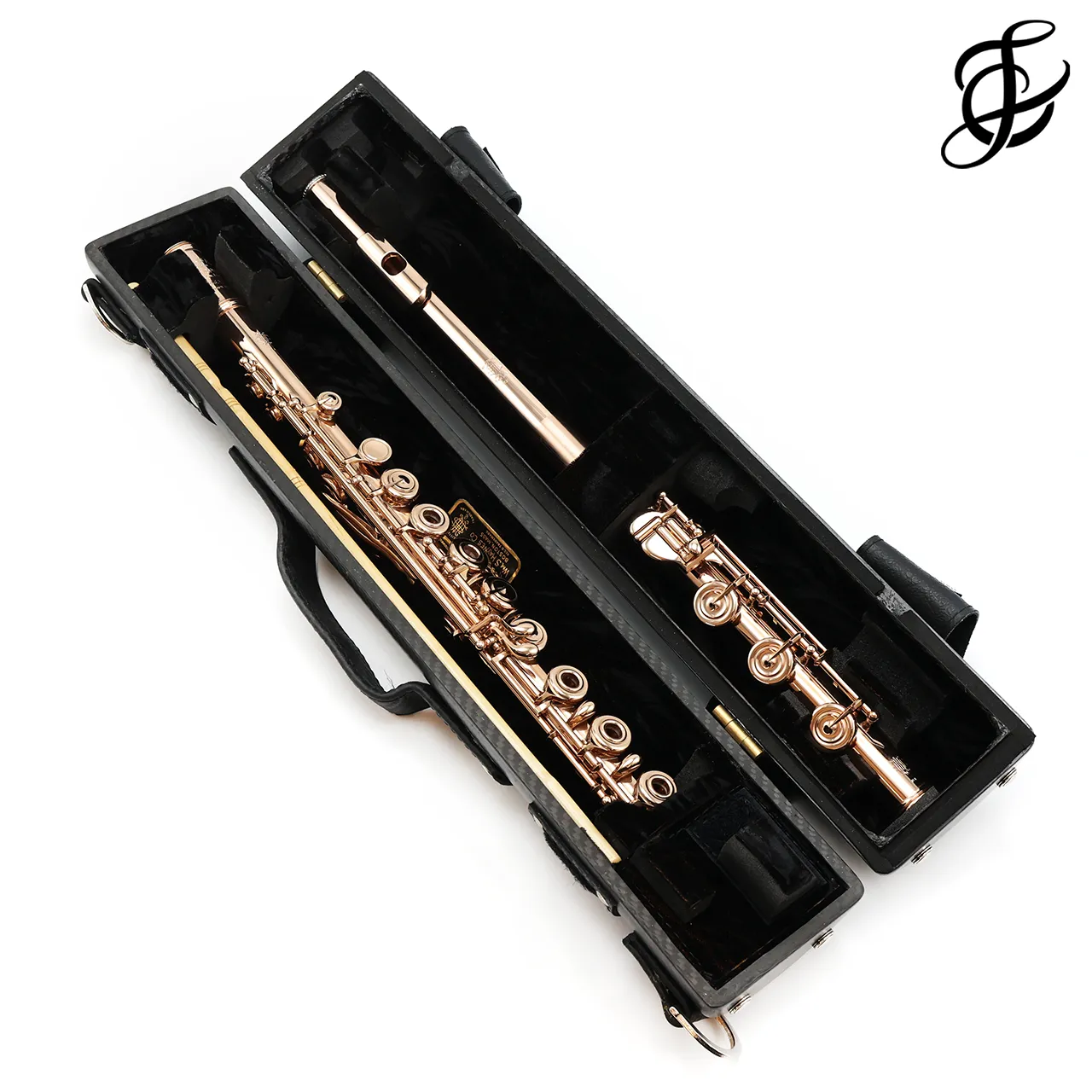 William S. Haynes Handmade Custom Flute in 10K Gold with 14K Gold Mechanism - New