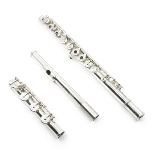 William S. Haynes Handmade Custom Flute in Coin Silver, Drawn Tone Holes - New