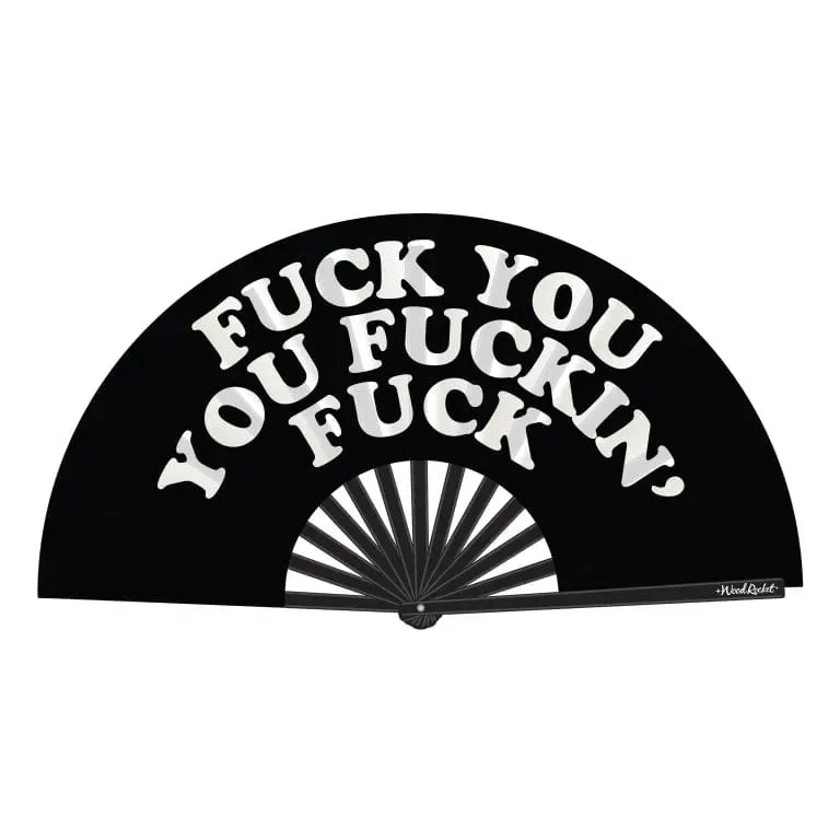 Wood Rocket Folding Fans