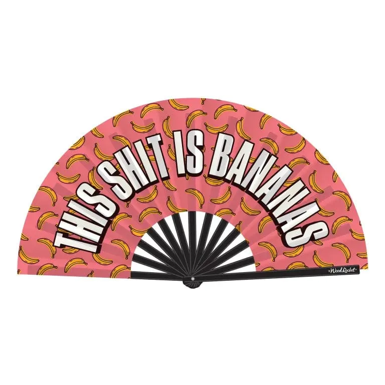 Wood Rocket Folding Fans