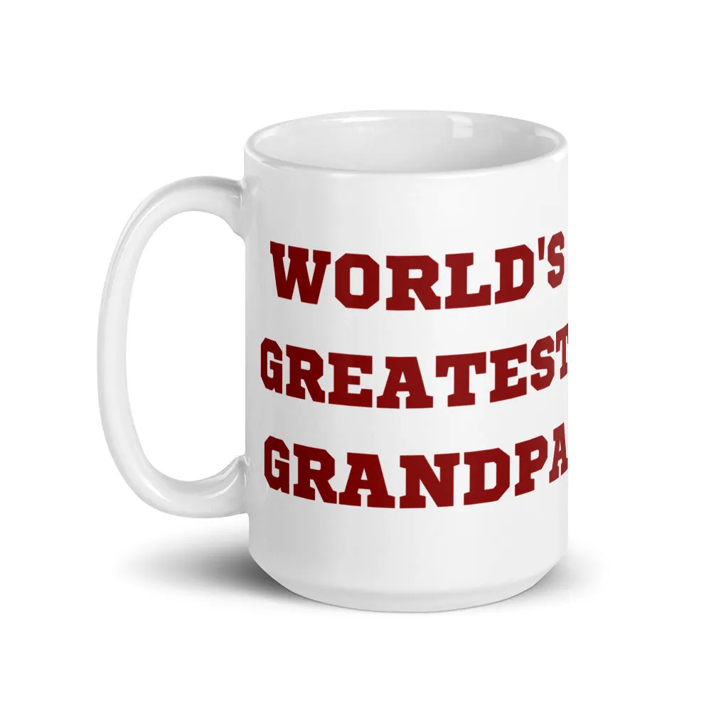 World's Greatest Grandpa, White glossy mug