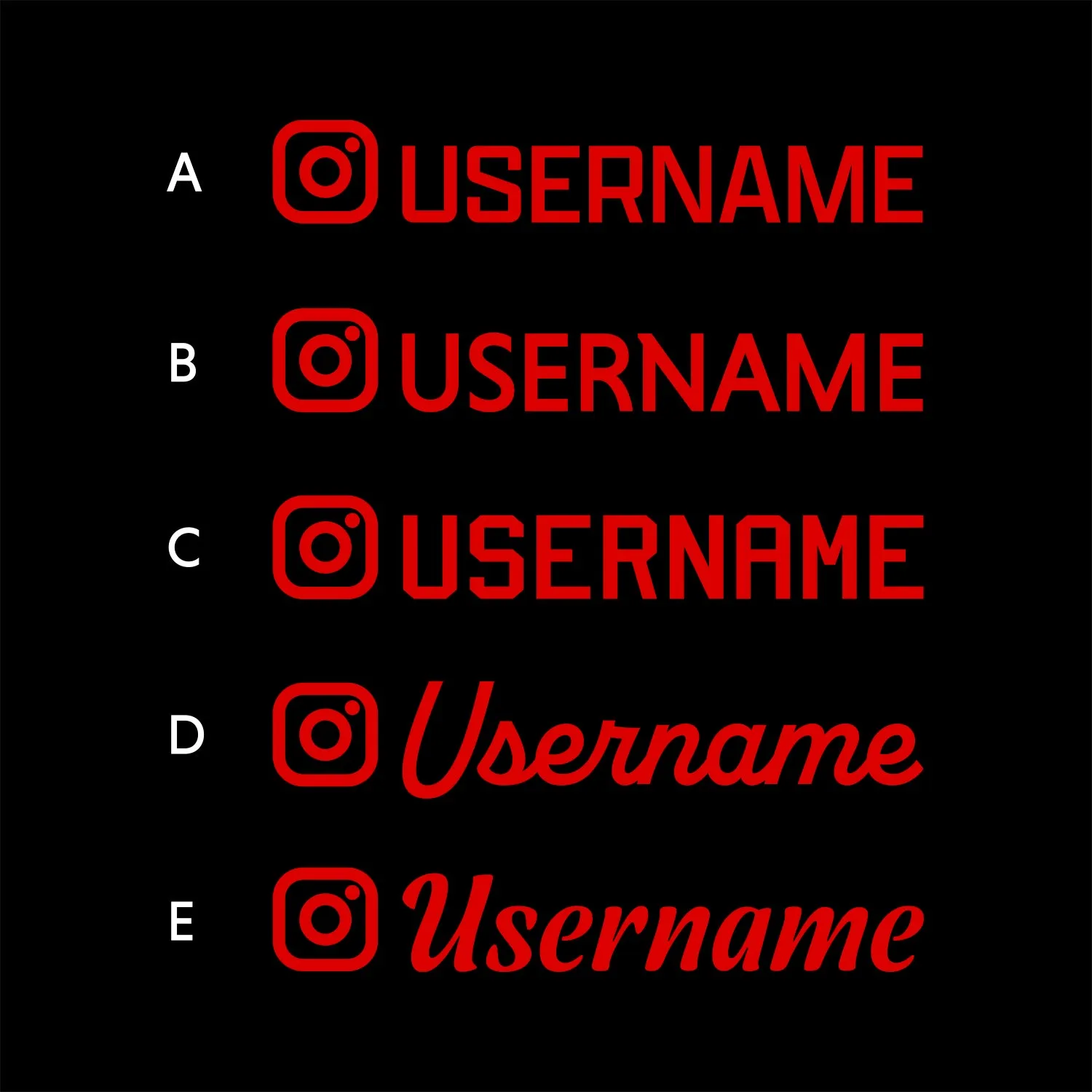 WRX VB Custom Instagram Handle T-Shirt