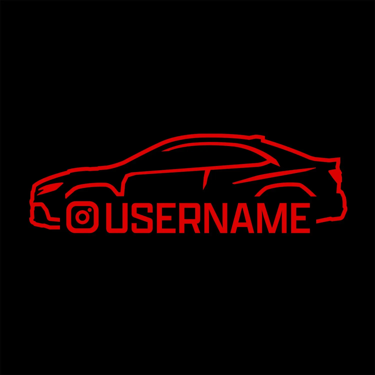 WRX VB Custom Instagram Handle T-Shirt