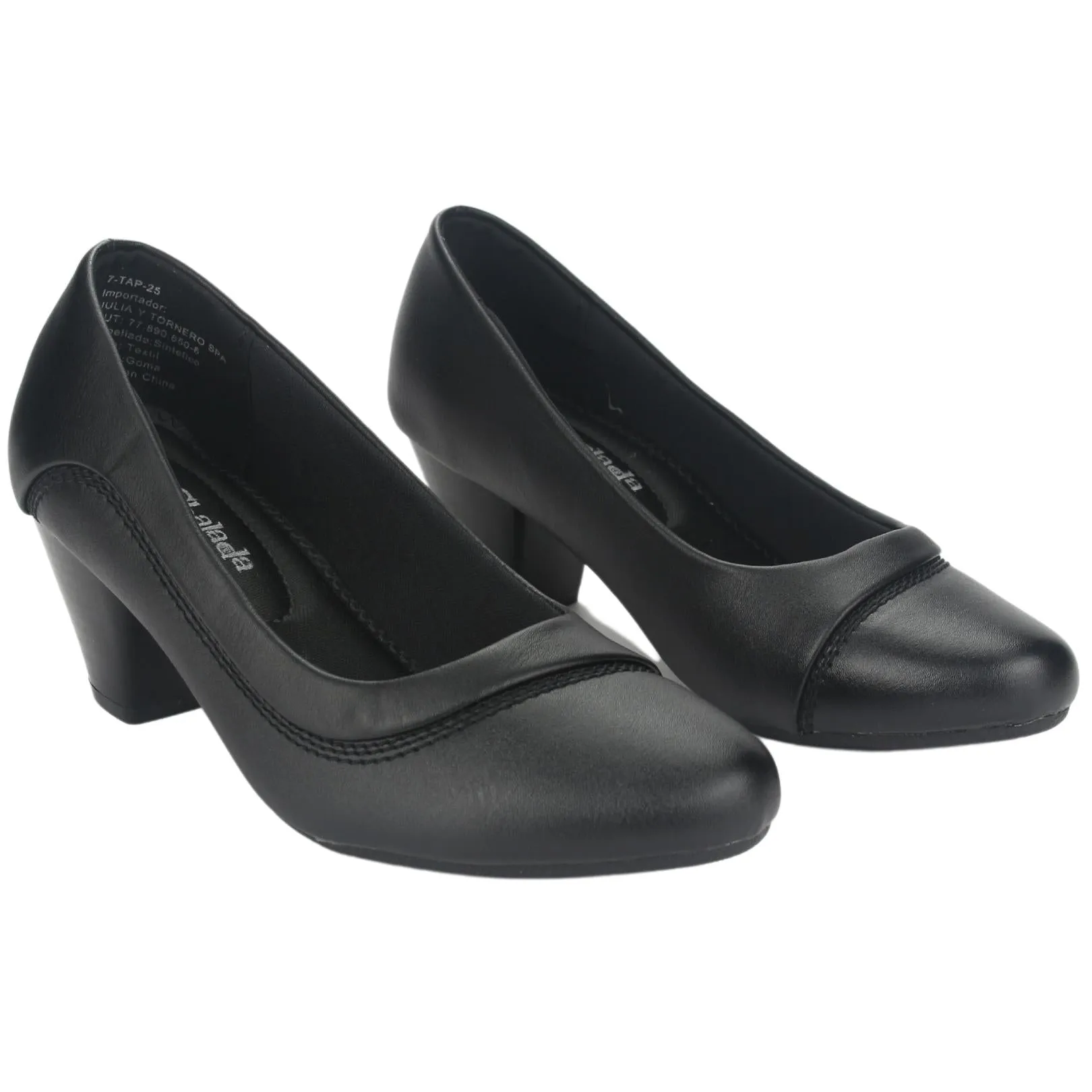 Zapato Chalada Mujer Tap-25 Negro Casual