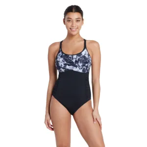 ZOGGS Women's Multiway 1 Piece - Marble Print