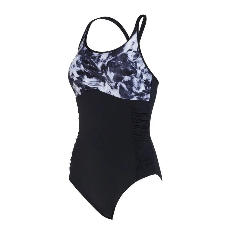ZOGGS Women's Multiway 1 Piece - Marble Print